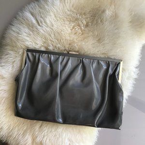 The Limited Oversized Pleather Clutch